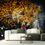 Jaguar Wallpaper Vinyl Decal Decor - Home Bedroom Peel And Stick Removable Art Wall Paper Sticker - Decords