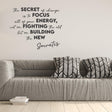 Lockdown Positive Quote Sticker - Inspirational Wall Decor Vinyl Decal For Adult - Decords