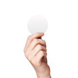 200x White Round Circle Dot Stickers - Small Blank Adhesive Removable Sticky Decals - Decords