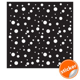 200x White Round Circle Dot Stickers - Small Blank Adhesive Removable Sticky Decals - Decords