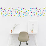 60x Stars Decor Wall Decals For Nursery - Removable Star Vinyl Room Stickers - Decords