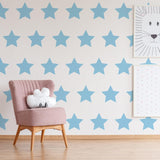 40x Stars Decor Wall Decals For Nursery - Removable Star Vinyl Room Stickers - Decords