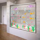 Bathroom Wall Decal - Ocean Animal Fish Decor Sticker - Decords