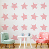 40x Stars Decor Wall Decals For Nursery - Removable Star Vinyl Room Stickers - Decords