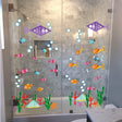 Bathroom Wall Decal - Ocean Animal Fish Decor Sticker - Decords