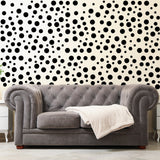 Polka Dots Wall Decals - Black Circle Wallpaper Vinyl Stickers For Girl Room Baby Kid Decor Bedroom - Decords