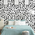 Polka Dots Wall Decals - Black Circle Wallpaper Vinyl Stickers For Girl Room Baby Kid Decor Bedroom - Decords