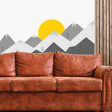 Mountain Wall Decal - Mountains Vinyl Sticker Decor For Nursery Baby Kid Boy Room - Decords