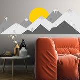 Mountain Wall Decal - Mountains Vinyl Sticker Decor For Nursery Baby Kid Boy Room - Decords