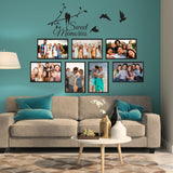 Picture Frames Family Wall Decal - Photo Quote Saying Vinyl Sticker For Room Decor - Decords