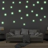 850 pcs Glow In The Dark Stars Stickers - The Star Glowing Ceiling Decals For Wall Room Kids  Decor - Decords