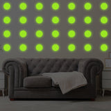 40x Glow In Dark Dots Wall Stickers - Luminous Ceiling Sticker Decals - Decords