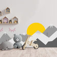 Mountain Wall Decal - Mountains Vinyl Sticker Decor For Nursery Baby Kid Boy Room - Decords