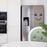 Refrigerator Happy Face Decal - Happy Chef Smile Fridge Door Vinyl Sticker For Kitchen - Decords