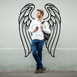 Angel Wings Wall Decor - Angels Wing Art Vinyl Decal - Decords