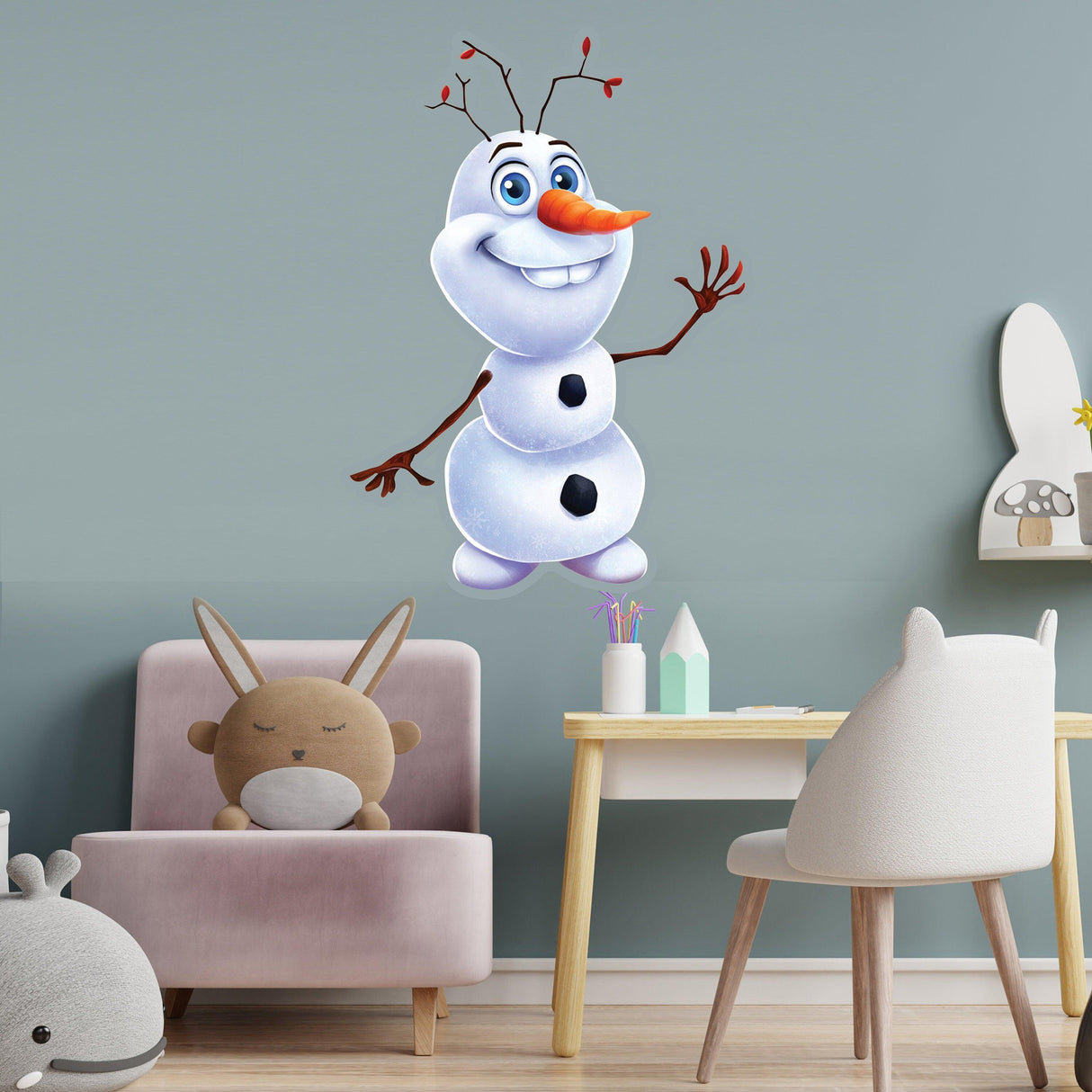 Snowman wall sticker - cute christmas holiday home decoration decal - Decords