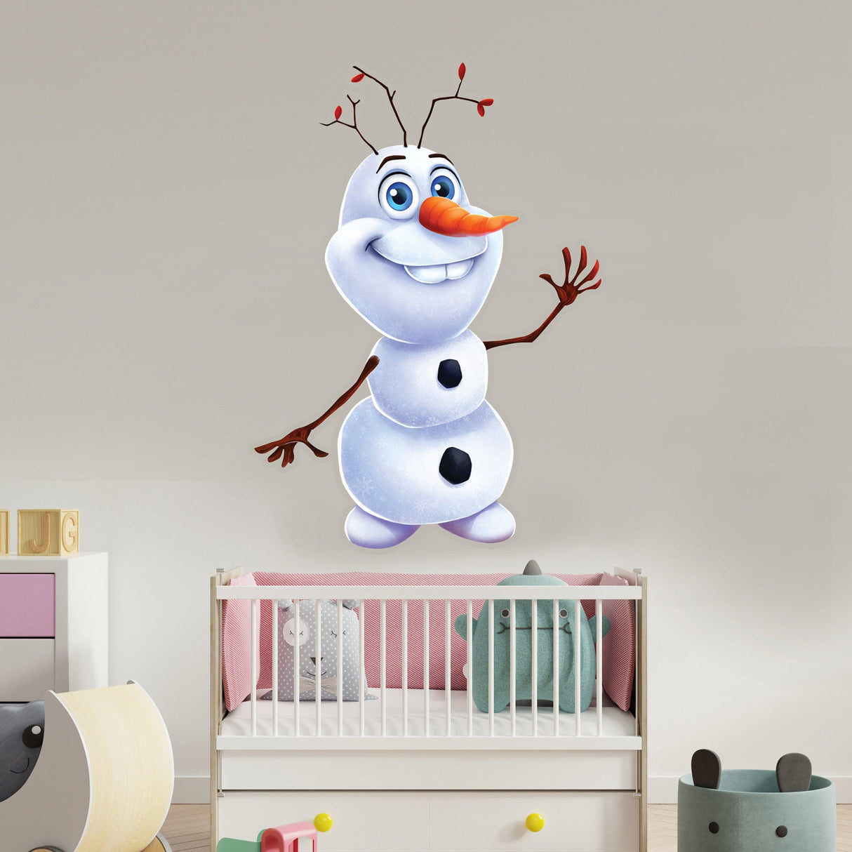 Snowman wall sticker - cute christmas holiday home decoration decal - Decords