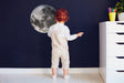 Full Moon Wall Sticker - Moon Back Phase Decal - Decords