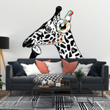 Thinking Giraffe Sticker - Inspired by Banksy Art Vinyl Dj Baksy Wall Decal - Decords