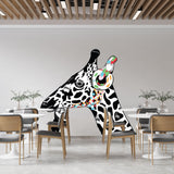 Giraffe Wall Sticker - Giraffes Head Decal - Decords