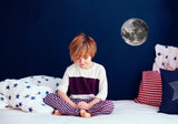 Full Moon Wall Sticker - Moon Back Phase Decal - Decords