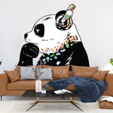 Panda Wall Sticker - Pandas Head Decal - Decords