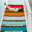 Gradient Color Self-adhesive Stairs Risers Stickers - Decords