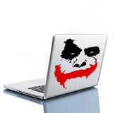 Joker Wall Sticker For Decor - Funny Smiling Clown Face Black Vinyl Decal - Decords