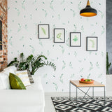 Olive Botanical Vinyl Wall Stickers: Redefine Your Area with Natural Sophistication - Decords