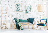 Olive Botanical Vinyl Wall Stickers: Redefine Your Area with Natural Sophistication - Decords