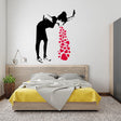 Street Art Style Love Sick Girl Wall Decal - Urban Vinyl Sticker Collection - Decords