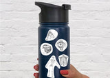 Anatomy Stickers for Hydroflask - Anatomical Decals Gift for Doctors and Medical Students - Decords