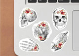 Educational Medical Skeleton Decals - Anatomy Stickers for Learning - Decords