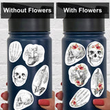 Educational Medical Skeleton Decals - Anatomy Stickers for Learning - Decords