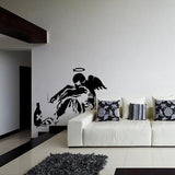 Banksy Fallen Angel Wall Decal - Street Art Graffiti Decor - Decords