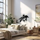 Banksy Fallen Angel Wall Decal - Street Art Graffiti Decor - Decords