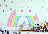 Charming Boho Style Rainbow Wall Sticker - Nursery Room Cute Decal Decor - Decords