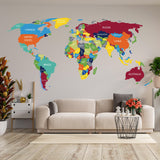 Global Traveler Themed Vinyl Wall Sticker Decal - World Exploration Design - Decords