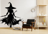 Knife-Wielding Warrior Witch Decal - Decords