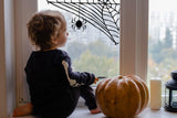 Halloween Spider Web Window Decal - Corner Glass Sticker - Decords