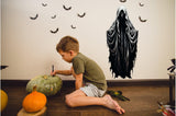 Halloween Haunting Ghoul Wall Art Decal - Shadow Human Monster Sticker - Decords