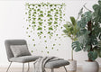 Hanging Vine Wall Sticker - Green Ivy Leaves Decal - Versatile Floral Decor for Living Room - Decords