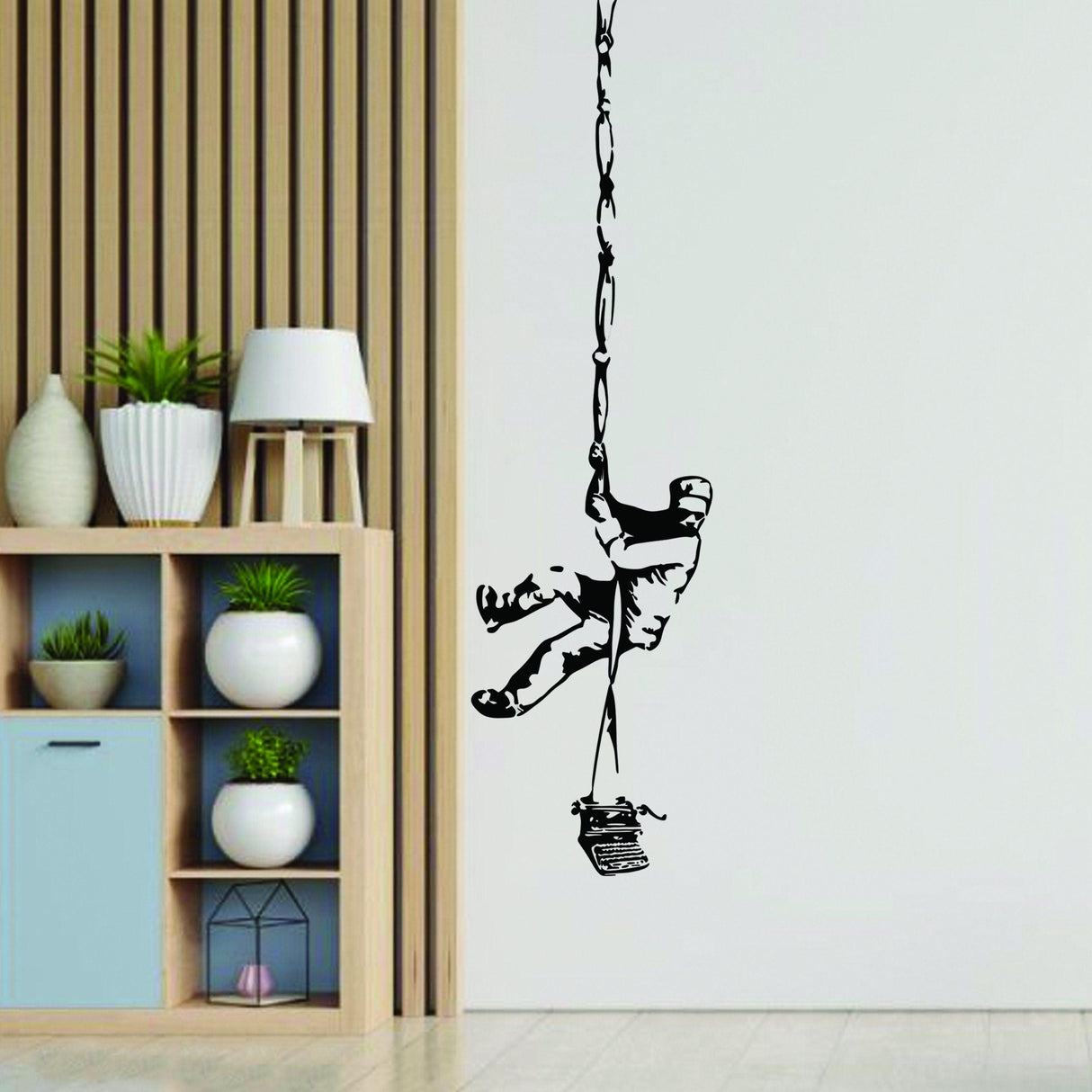 Banksy Prisoner Escape Wall Decal - Street Art Graffiti  Еhief Vinyl Sticker - Decords