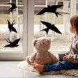 50% OFF - 25-Pack Black Bird Deterrent Window Decals - Anti-Collision Cling Stickers - Decords