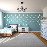 Vintage Anchor Wall Decal Collection - Set of 25 Nautical Vinyl Stickers - Decords