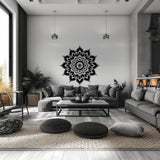 Sacred Geometry Mandala Wall Art Decal - Meditation Wall Sticker Perfect for Yoga Rooms - Decords