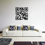 Custom Qr Code Sticker -  Personalized Design Scan Wall Business Vinyl Waterproof Decal - Decords