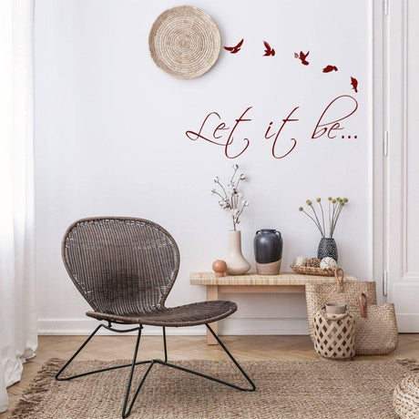 Motivational Harmony Vinyl Wall Sticker, Positive Affirmation Wall Art Decor - Decords