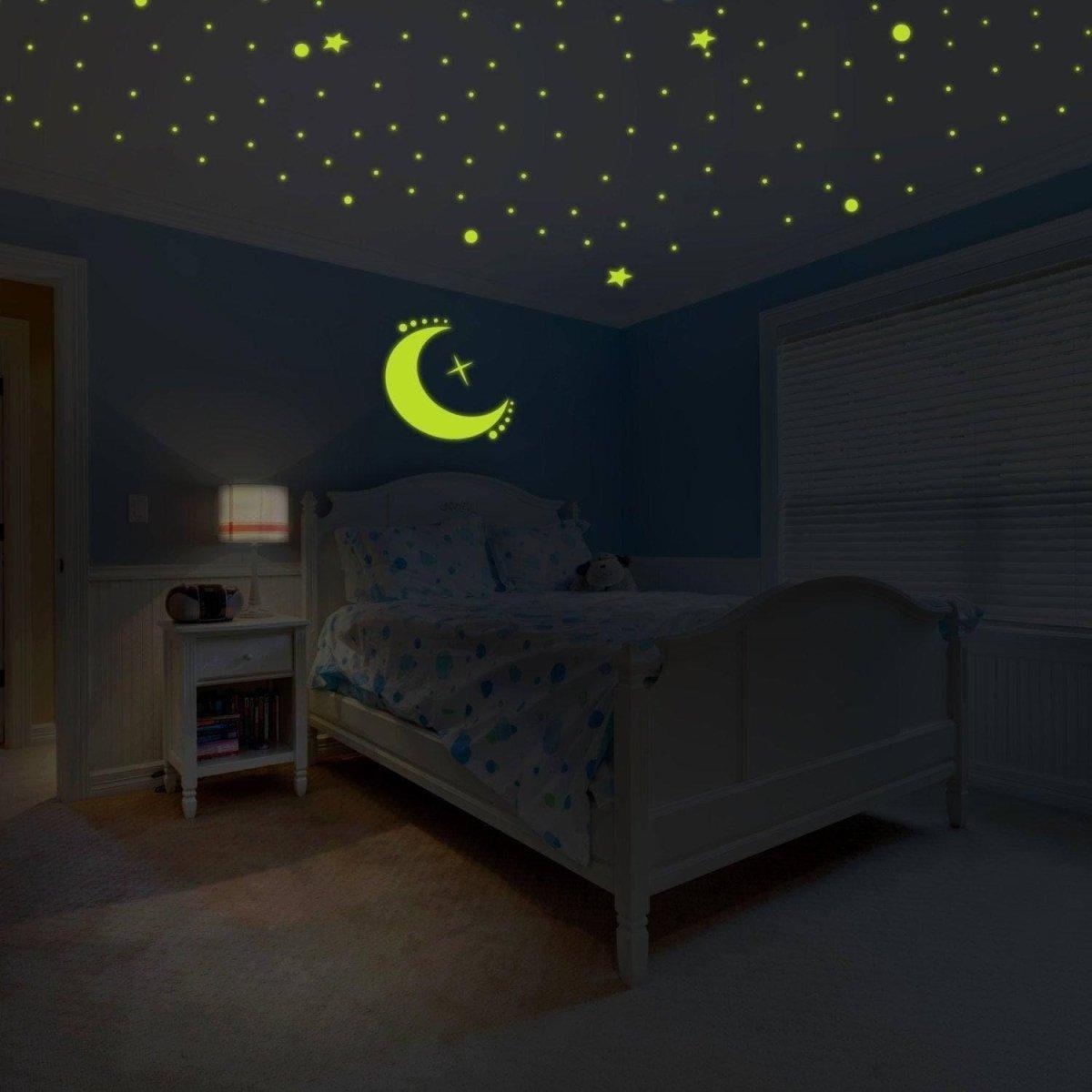 Luminescent Brilliance: Custom Glow-in-the-Dark Wall Decal - Decords